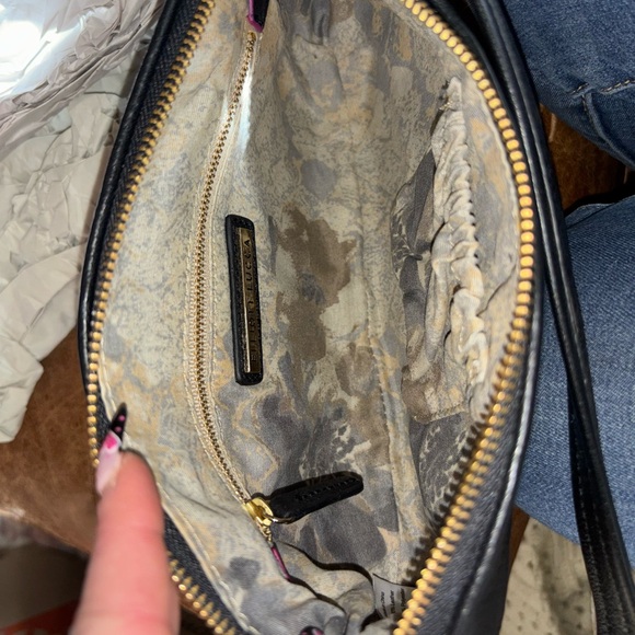 Elliott Lucca Black Leather Clutch